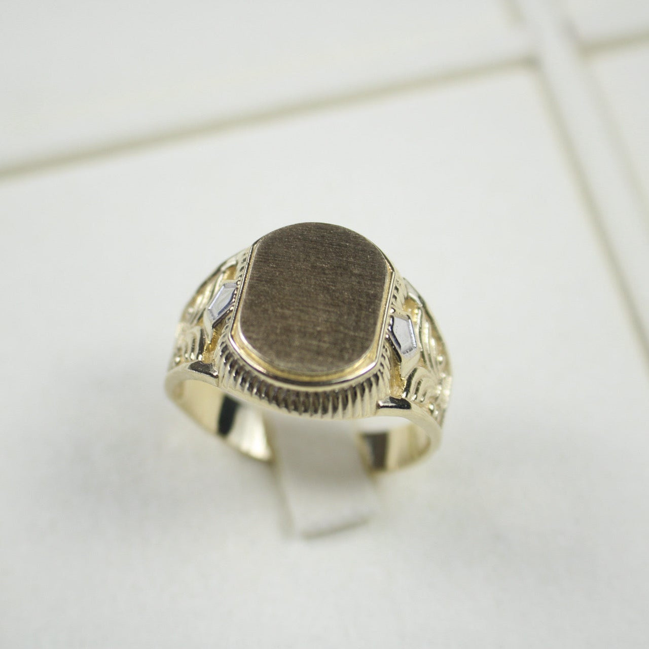 Oval Signet Men's Ring