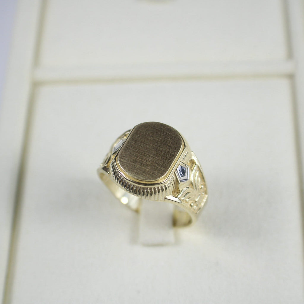 Oval Signet Men's Ring