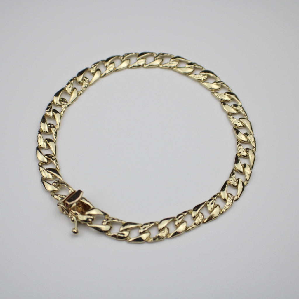 14k yellow Gold Men's bracelet
